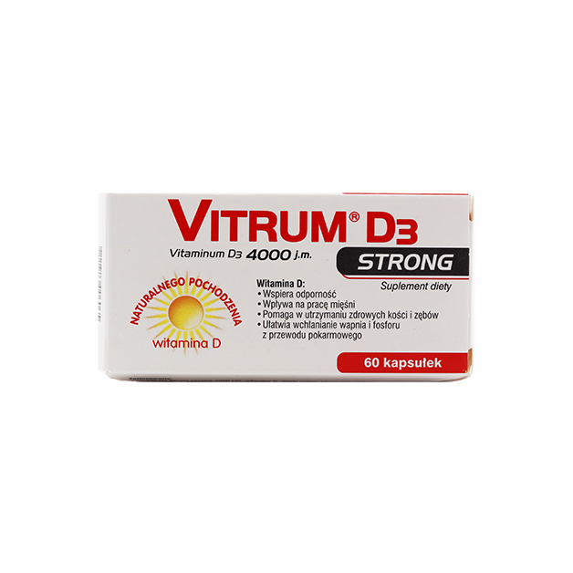 Vitrum® D3 Strong (Vitaminum D3 4000 j.m.) 